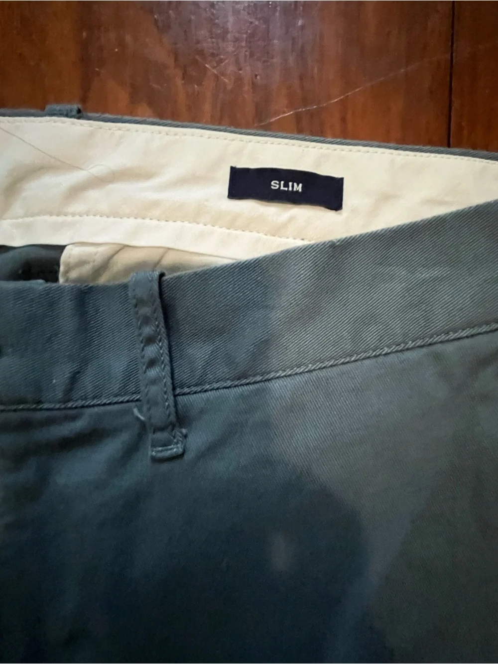 J. Crew Slate Blue Slim Straight Chino Pants